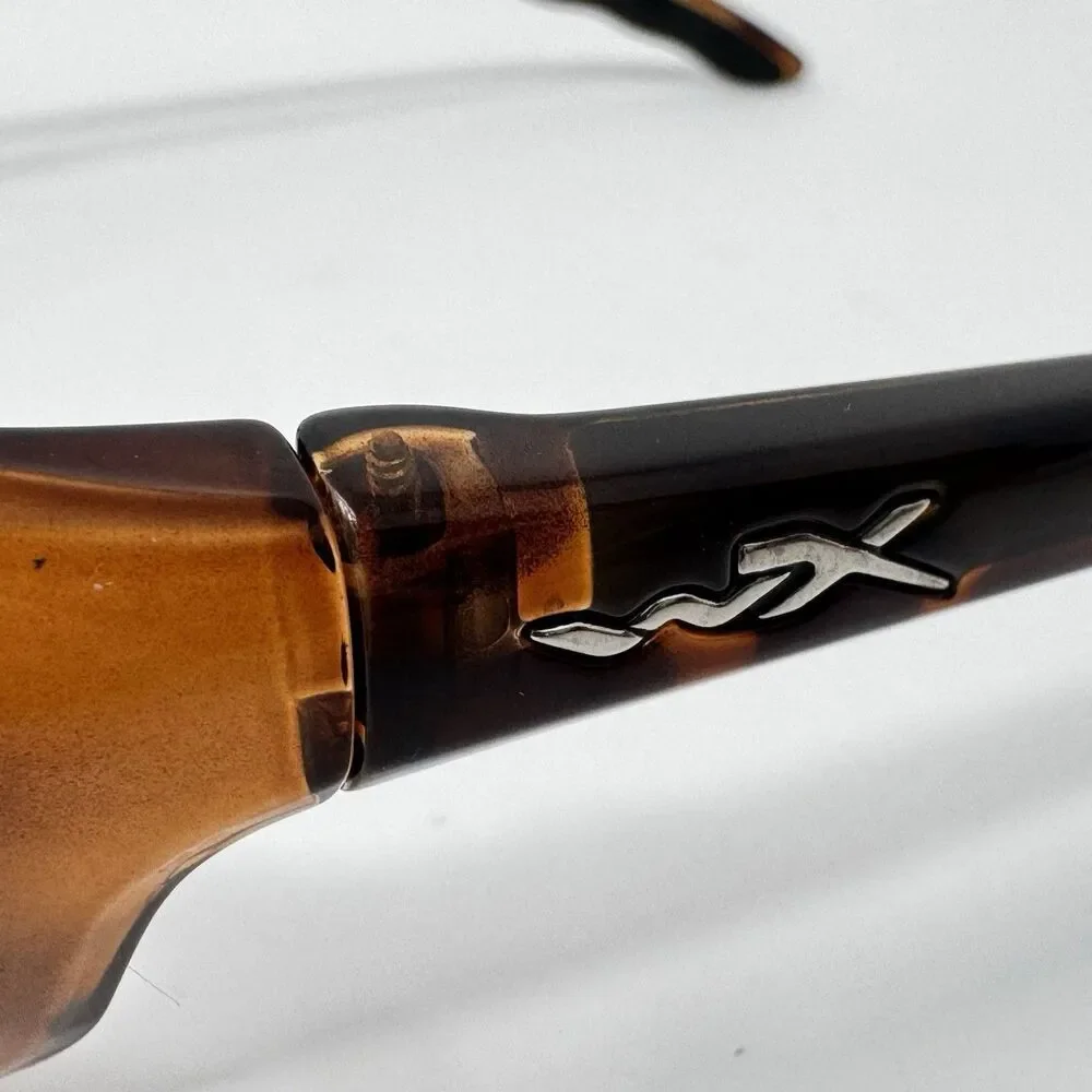 Wiley X Z87-2+ P-17 Brown Sunglass Frames 61-18-120 Wrap Safety Glasses